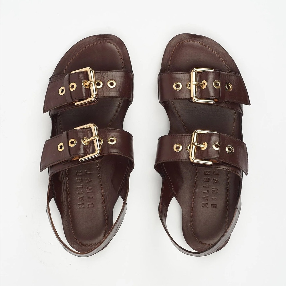Brown Leather Sandals
